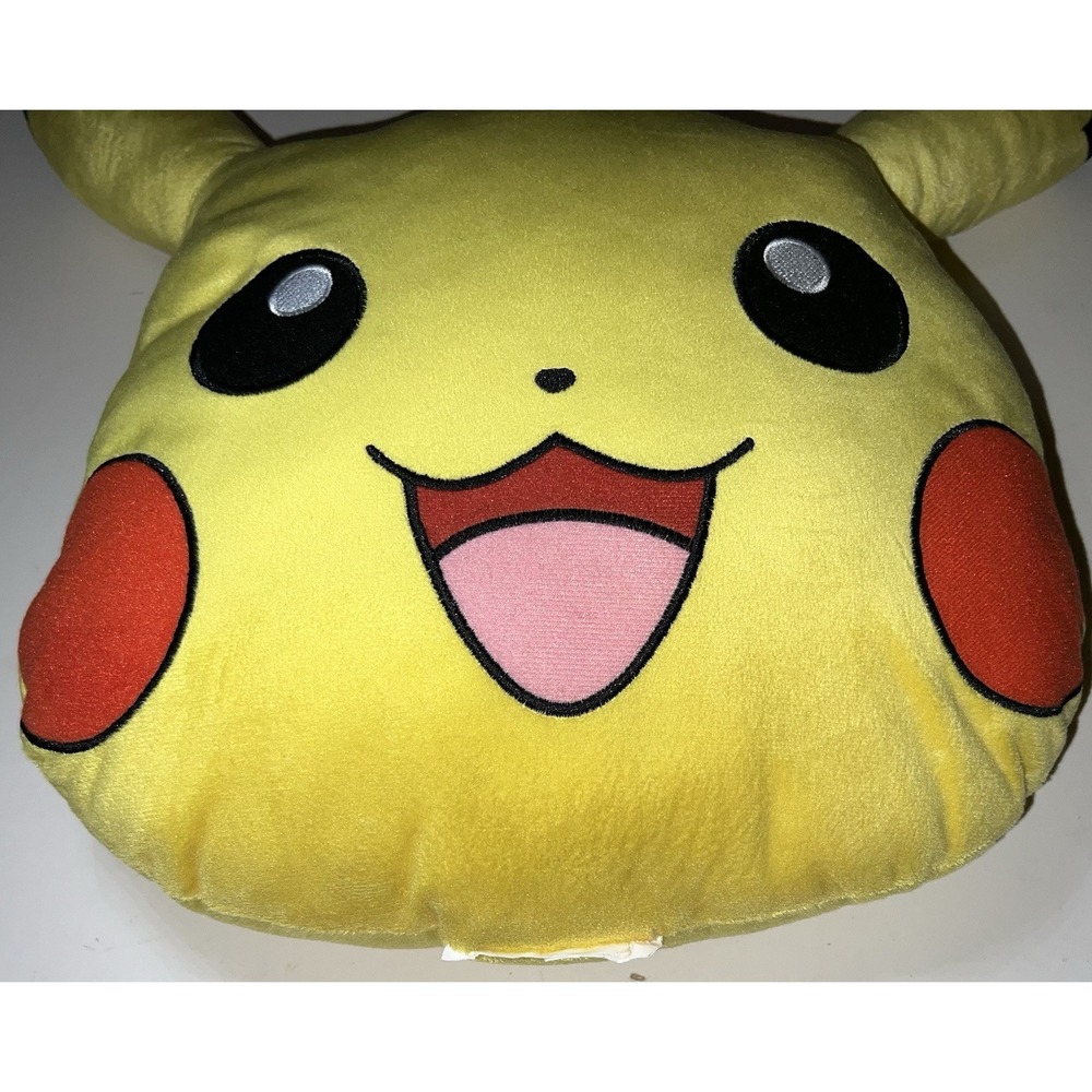 Pokemon Pikachu Plush Pillow Head Doll Plush Animal 17" Tall - Picture 2 of 7